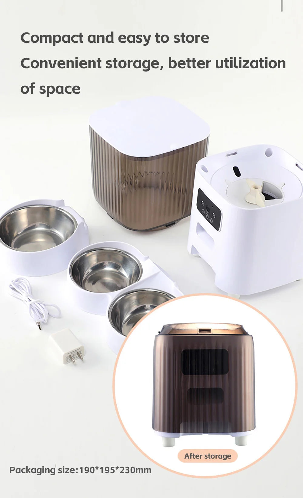 Smart Cat Feeder 5L with Camera & WiFi